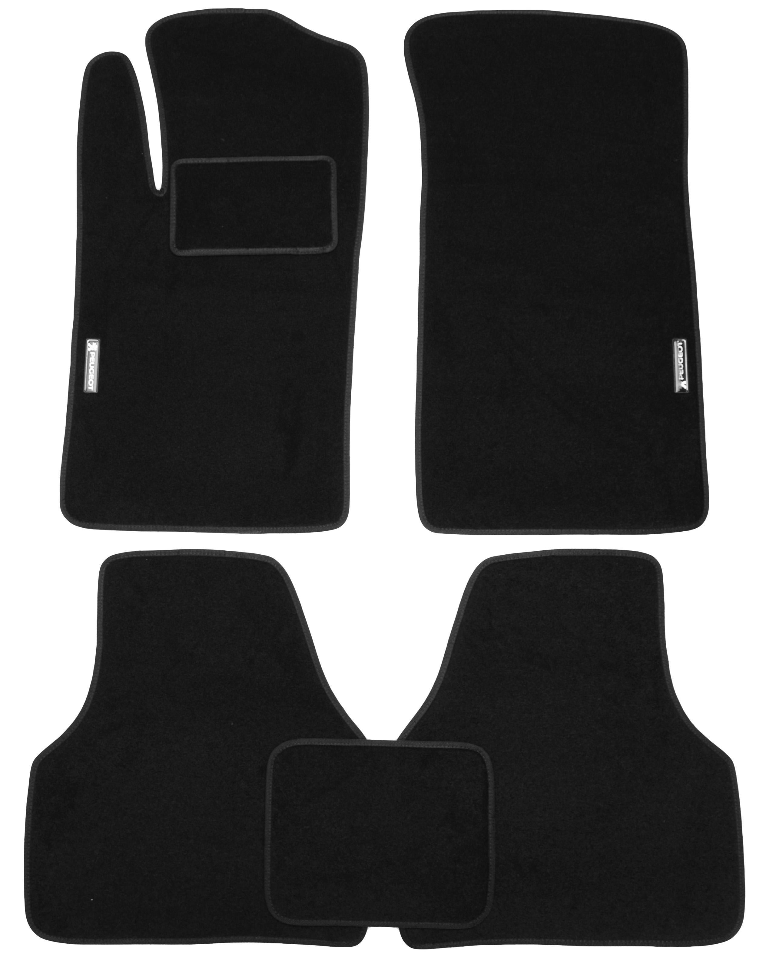 Коврики в салон для Peugeot 405 '87-96 текстильные Черный