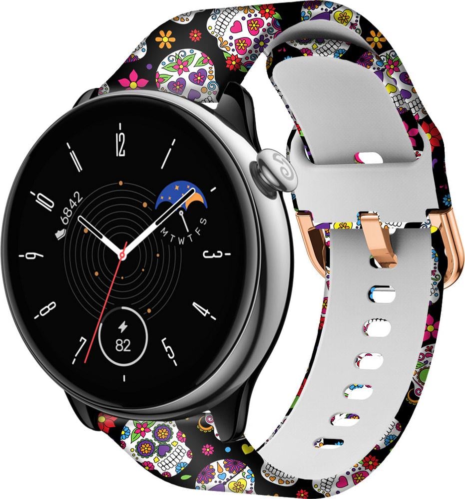 Ремешок Colorful для Amazfit GTR Mini Skull (33610)