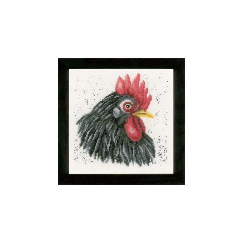 Набор для вышивания крестиком Lanarte PN-0157489 Black chicken (18731) - фото 1