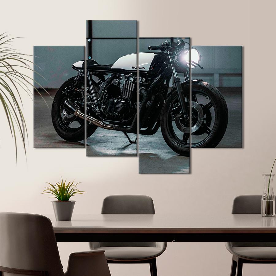 Картина Автомобиль Мощный мотоцикл Honda CB750 129x90 см (A1192-4)