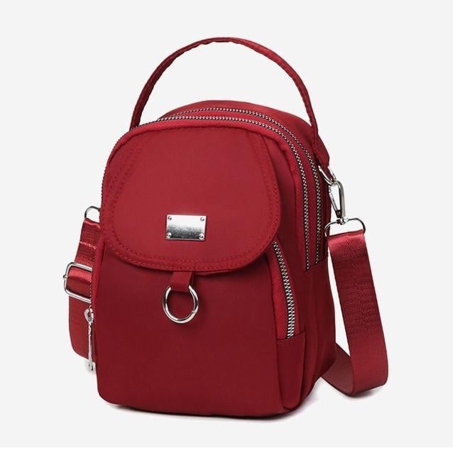 Женская сумка классическая 10649 кросс-боди Темно-красный (29471876)