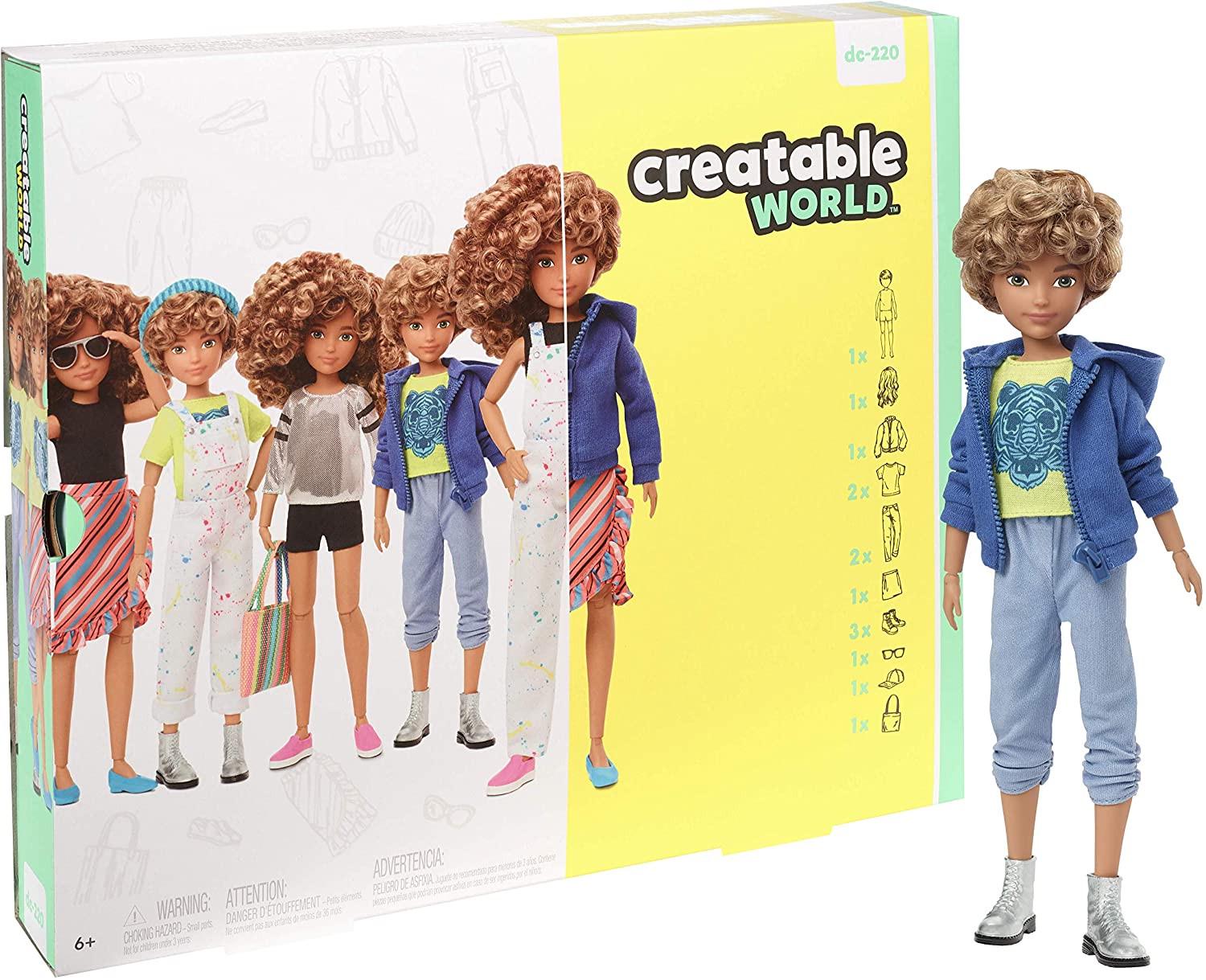 Кукла Creatable World Deluxe светлые кудрявые волосы (BR0172)