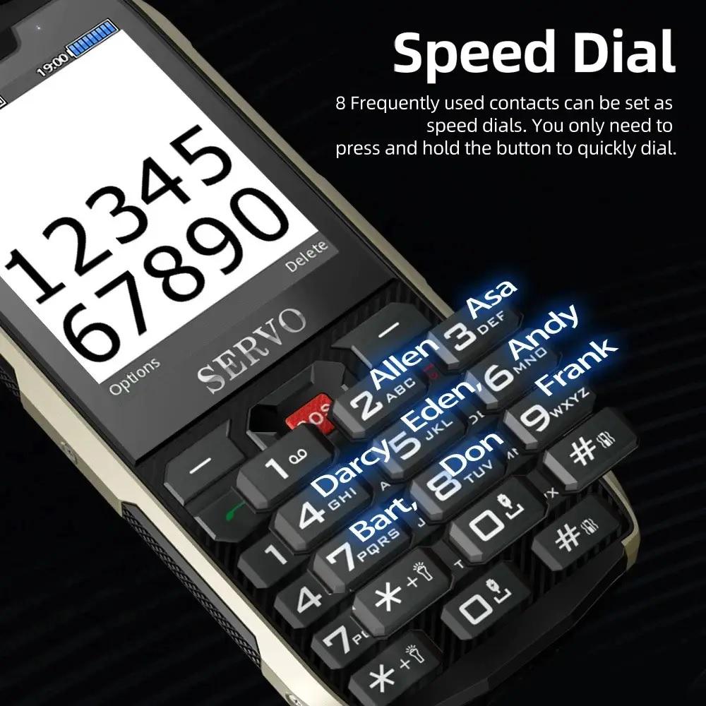 Мобильный телефон Servo H8 на 4 Sim карты - фото 3 Мобильный телефон Servo H8 на 4 Sim карты - фото 3