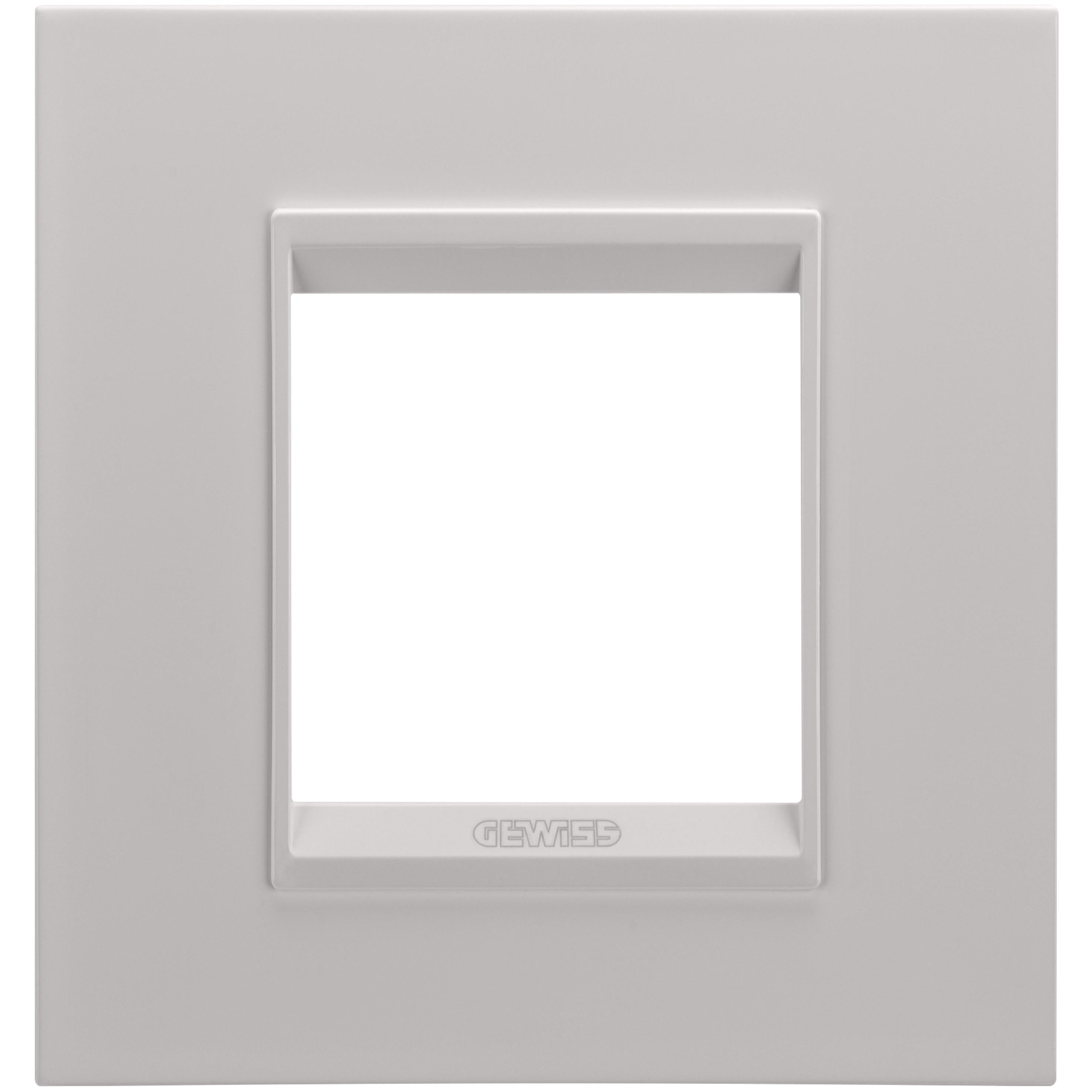 Рамка одномісна Gewiss Chorusmart LUX горизонтальна метал Бежевий (GW16222XL)