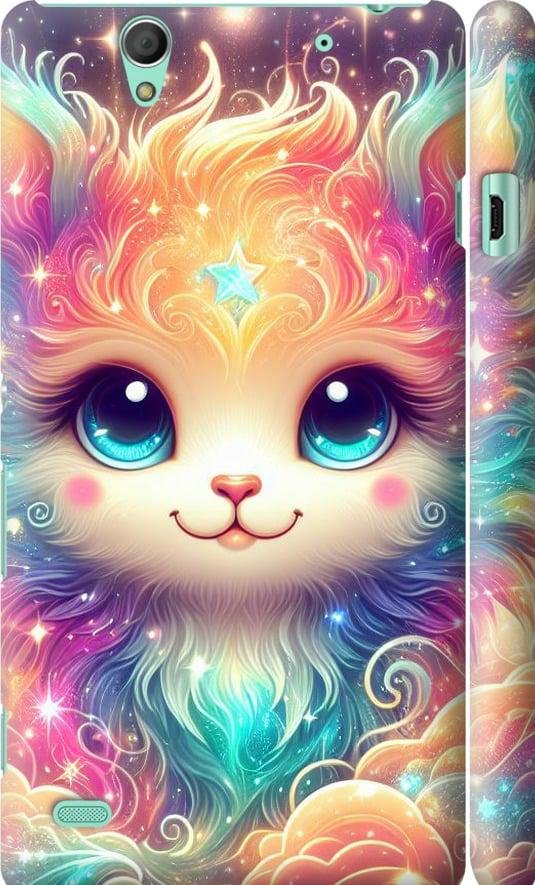 Чехол на Sony Xperia C4 E5333 Сказочный котенок (5813c-295-42517)