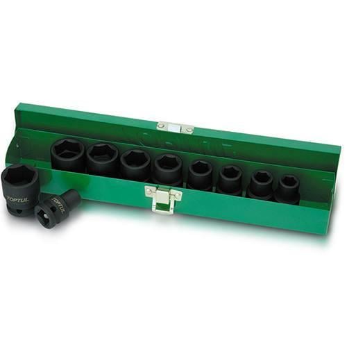 Набор торцевых ударных головок Toptul 1/2" 10-24 мм 10 шт. Набор торцевых ударных головок Toptul 1/2" 10-24 мм 10 шт.