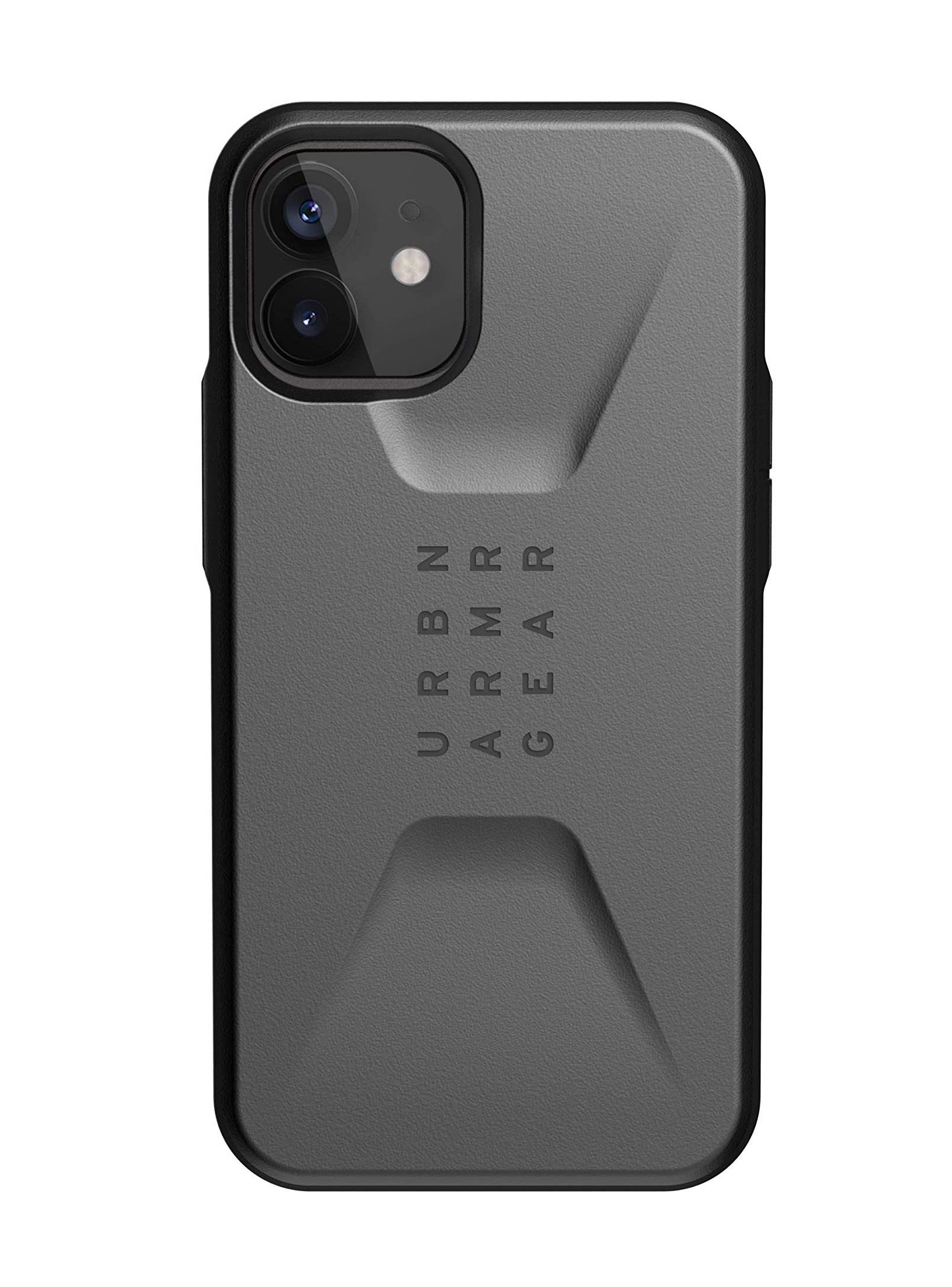 Чехол милитари противоударный UAG Civilian 11234D113333 для Iphone 12 Mini (5.4") Silver