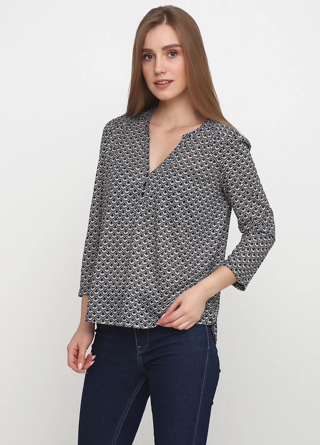 Блуза H&M S Серо-черный (3080614)