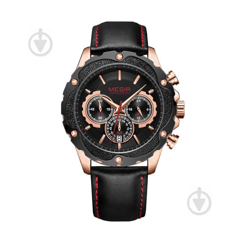 Часы Megir Gold Black MG2070 (ML2070GRE-BK-1N0)