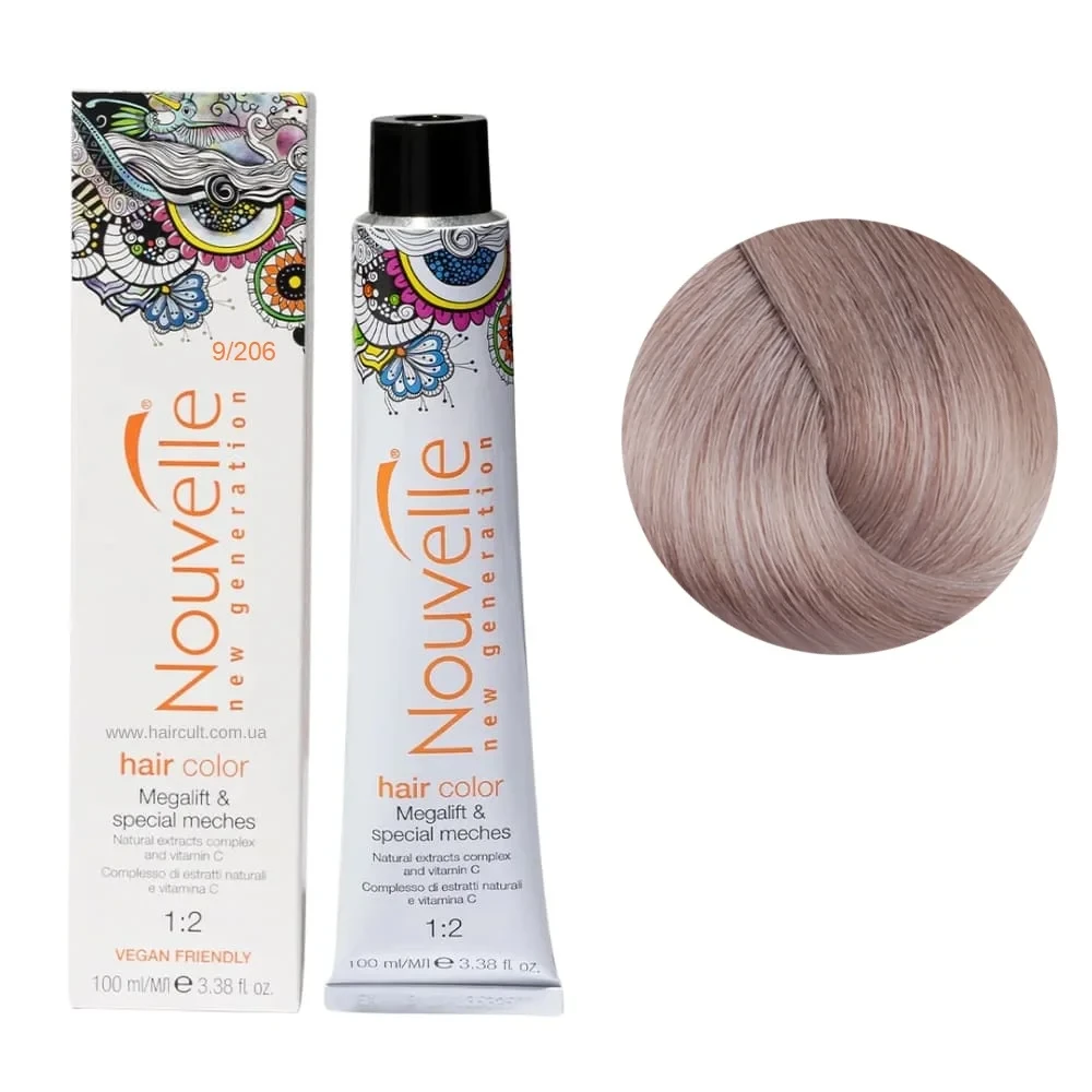 Краска для волос Nouvelle Hair Color 9/206 Глубокий золотой бустер 100 мл