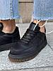 Кроссовки женские из кожи на меху р. 41 26,5 см Черный - фото 6 Кроссовки женские из кожи на меху р. 41 26,5 см Черный - фото 6