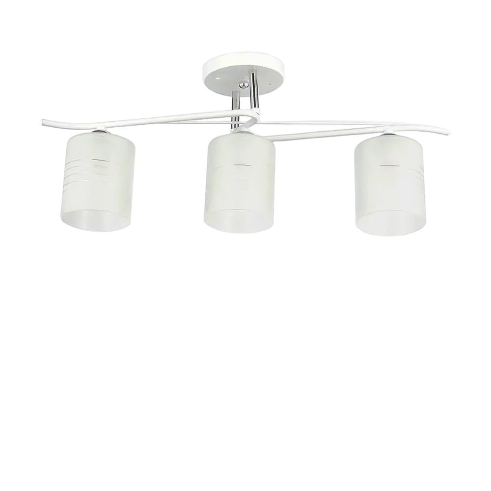 Люстра потолочная Light House SC-20088/3 WH/CR плафон белый 580х170х245 мм Белый/Хром