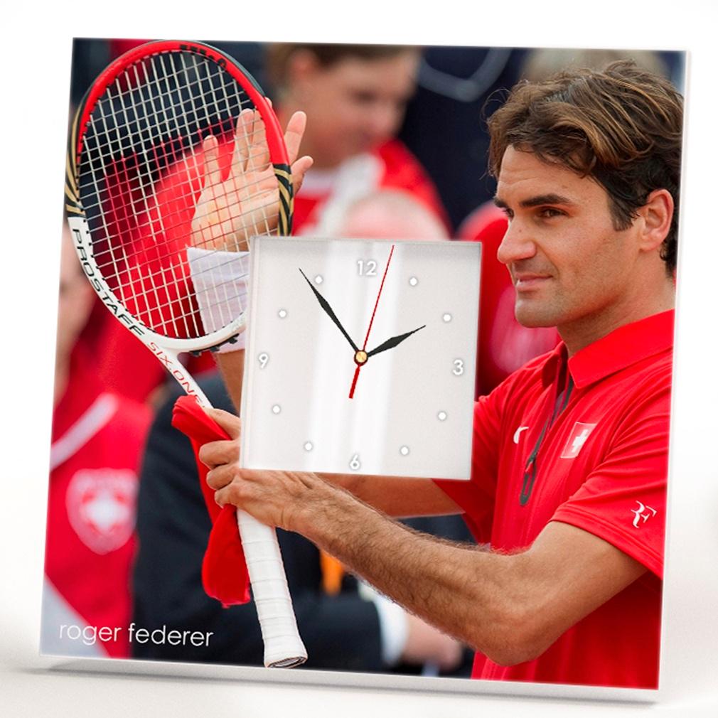 Годинник Тенісист Roger Federer 260x260 мм (C01508)