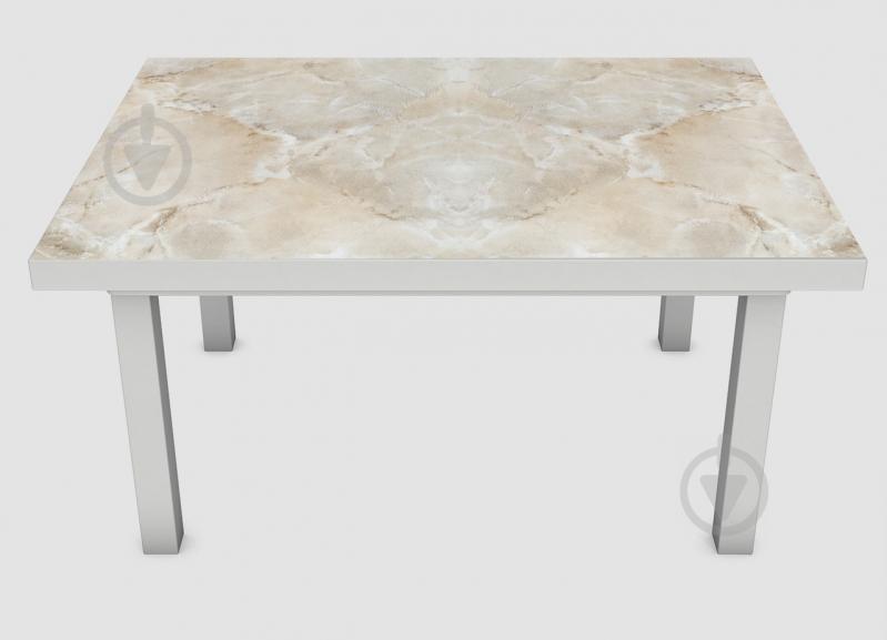 Наклейка на стол Zatarga 02 650х1200 мм Мрамор бежевый (Z180231/1)