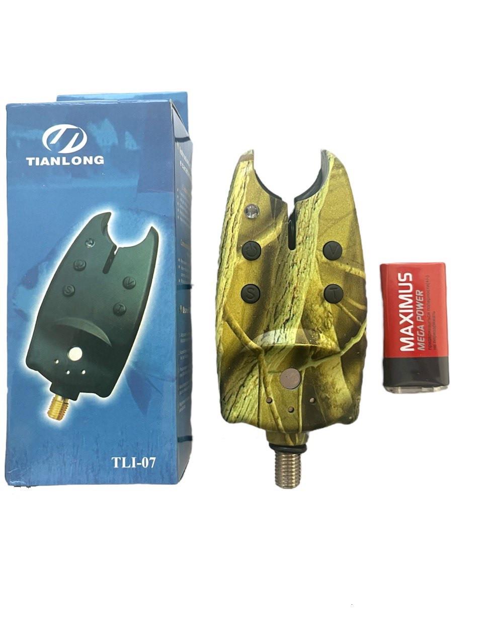 Сигналізатор клювання Tianlong TLI-07/свінгер на ланцюжку Жовтий (1737410000) - фото 2