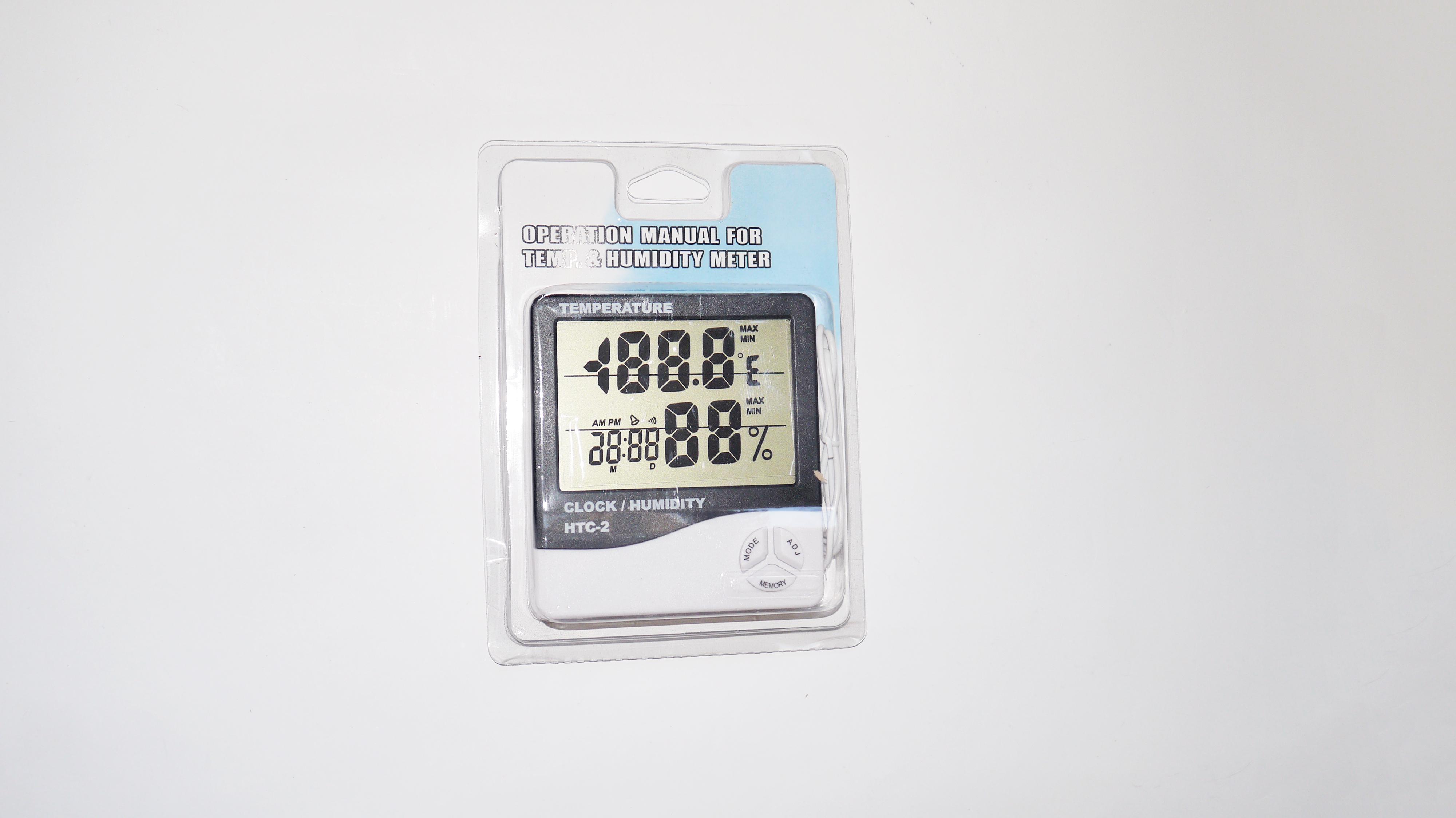 Термометр цифровой HTC-2 с выносным датчиком температуры Белый - фото 2 Термометр цифровой HTC-2 с выносным датчиком температуры Белый - фото 2