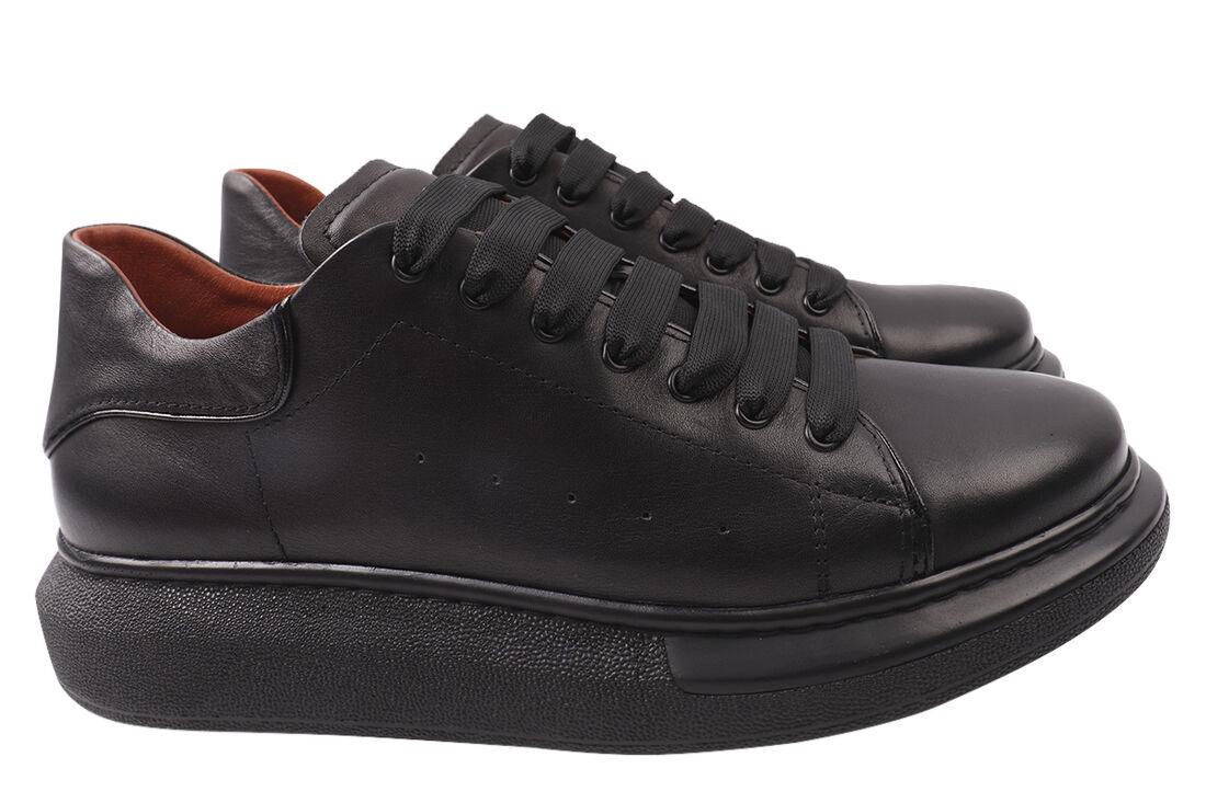 Кеды мужские Vadrus из кожи на низком ходу на шнуровке р. 41 Черный (314-21DTS) Кеды мужские Vadrus из кожи на низком ходу на шнуровке р. 41 Черный (314-21DTS)