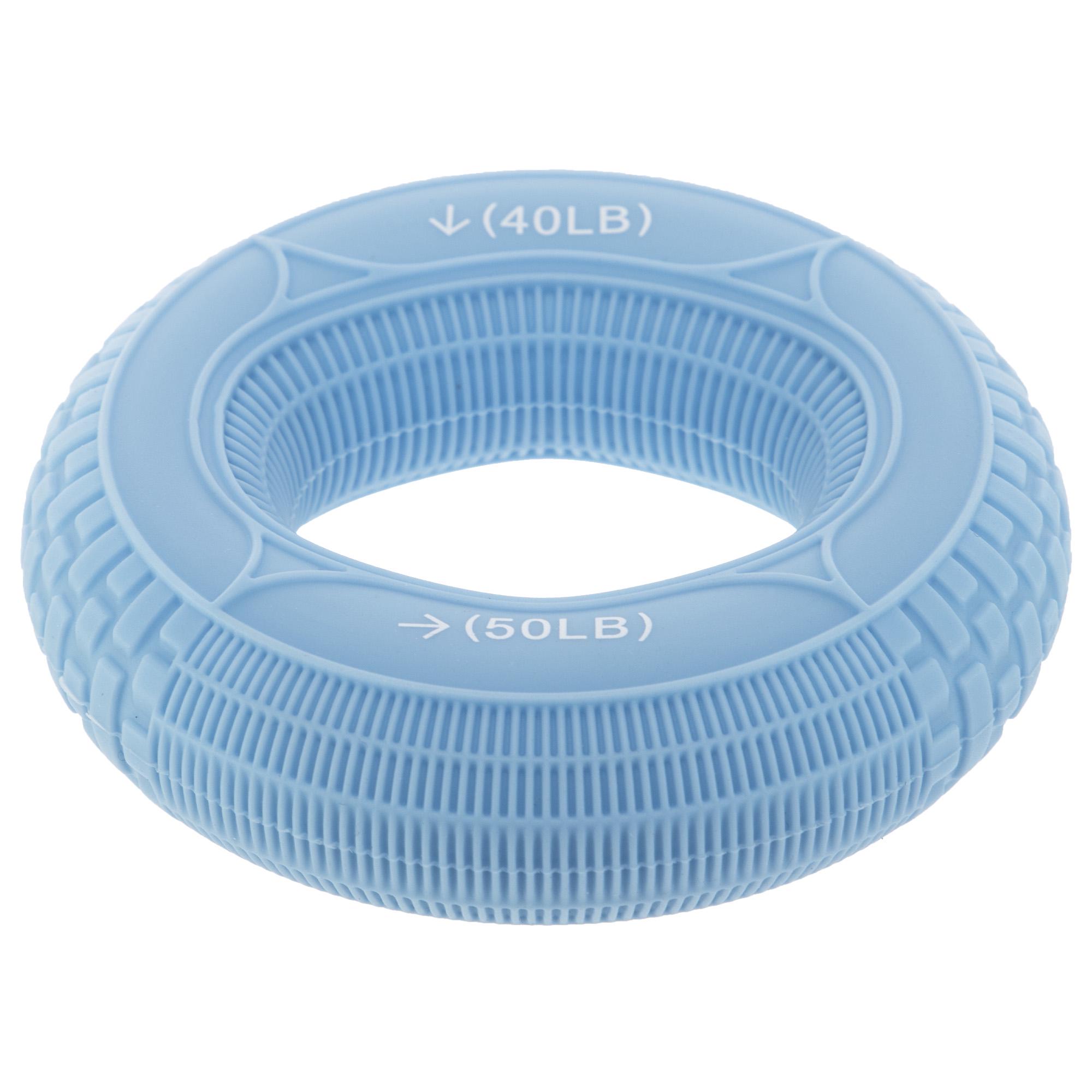 Эспандер кистевое кольцо с двойной нагрузкой Jello FI-8558 1 шт. 8 см 40-50LB Синий - фото 1 Эспандер кистевое кольцо с двойной нагрузкой Jello FI-8558 1 шт. 8 см 40-50LB Синий - фото 1