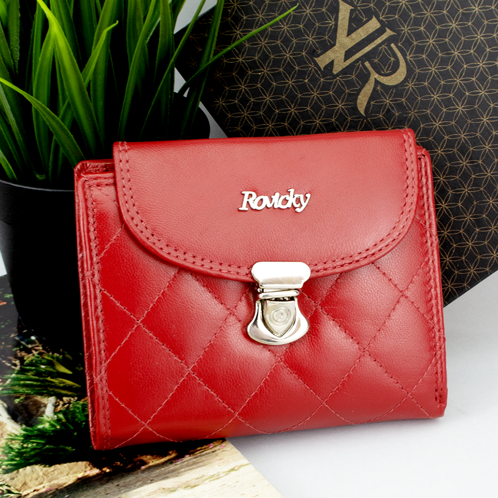 Гаманець жіночий Rovicky R-RD-19 GCL-Q шкіряний Червоний