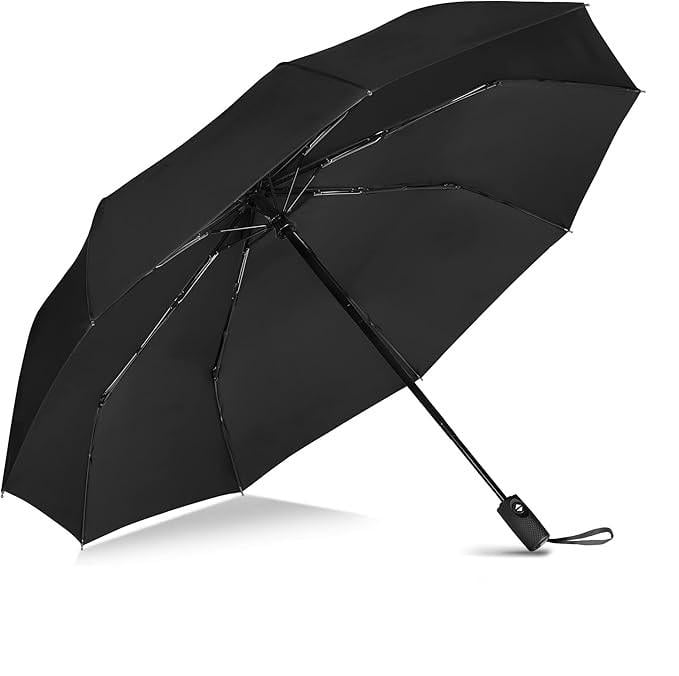 Зонт складной автомат Classic 8 спиц купол 113 см Black (30232) Зонт складной автомат Classic 8 спиц купол 113 см Black (30232)