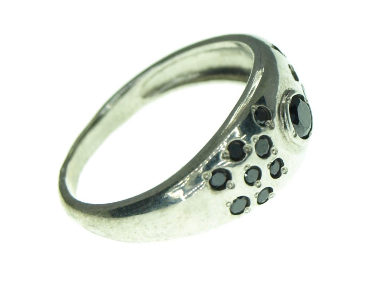 Кольцо из серебра с фианитом 3,51 г р. 18 (2101800241) - фото 2