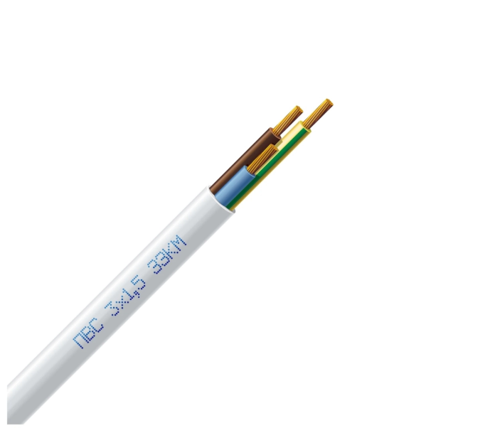 Провід ЗЗКМ ПВС 3х1,5 1 м