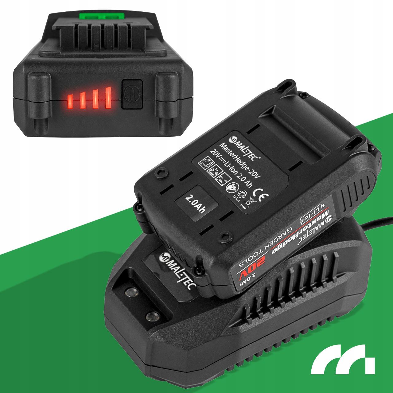 Кущоріз акумуляторний MalTec 111400 20 В 580 мм Зелений (MLS_111400) - фото 9 Кущоріз акумуляторний MalTec 111400 20 В 580 мм Зелений (MLS_111400) - фото 9