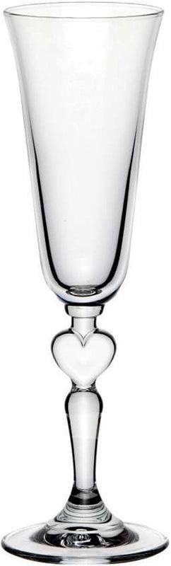 Набор фужеров Wedding Vintage Heart для шампанского свадебная пара 2 шт. 140 мл