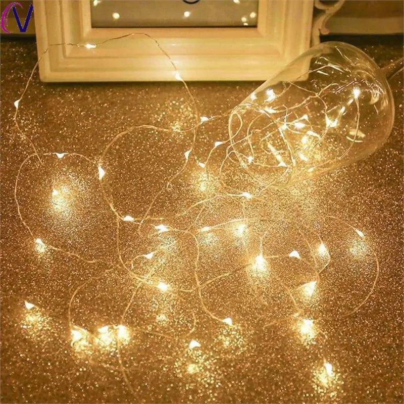 Гірлянда-нитка 50LED 5 м Жовтий (00310) Гірлянда-нитка 50LED 5 м Жовтий (00310)