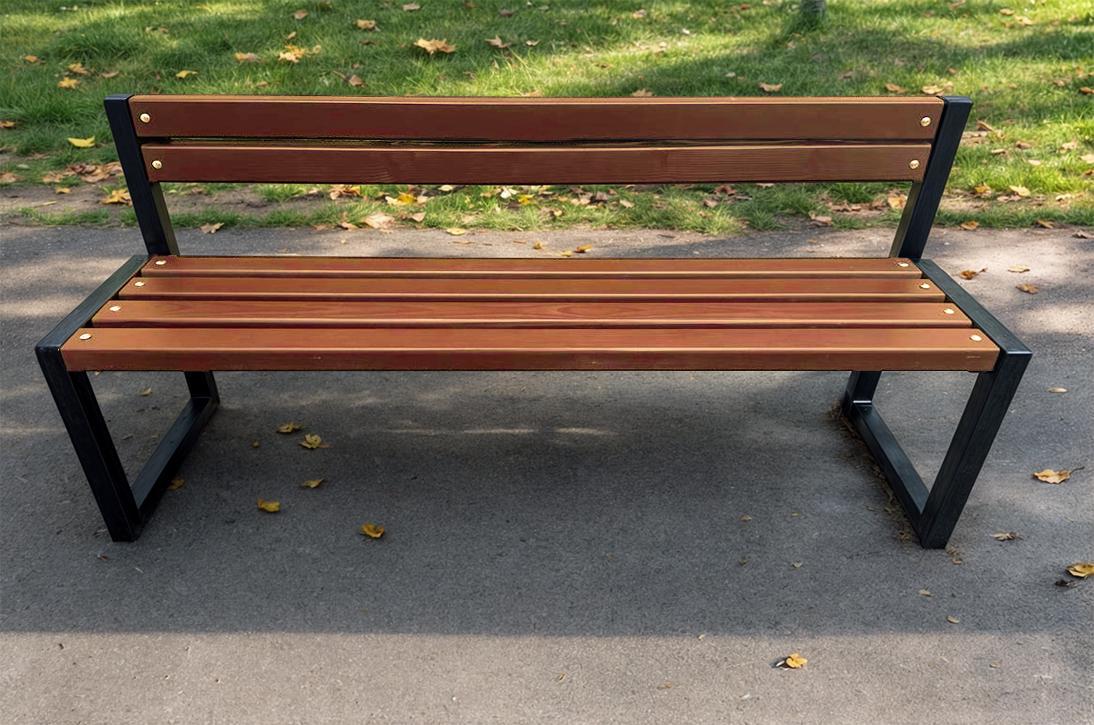 Скамейка садовая ТОБІ ШО Лофт Бенч со спинкой без подлокотников 1,5 м Черешня (25589155) - фото 2 Скамейка садовая ТОБІ ШО Лофт Бенч со спинкой без подлокотников 1,5 м Черешня (25589155) - фото 2