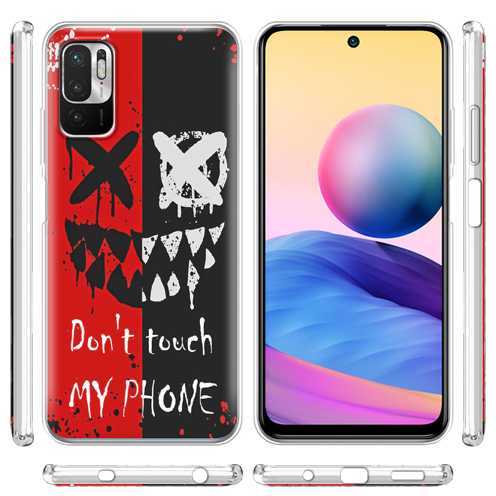 Чехол Boxface Xiaomi Redmi Note 10 5G Bad Smile Прозрачный силикон (42639-up2468-42474) - фото 3 Чехол Boxface Xiaomi Redmi Note 10 5G Bad Smile Прозрачный силикон (42639-up2468-42474) - фото 3