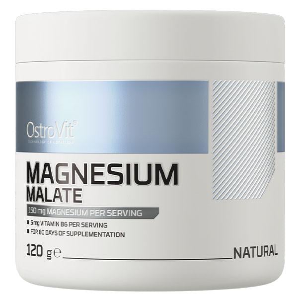 Микроэлемент магний для спорта OstroVit Magnesium Malate 120 г 60 порций (000026650)