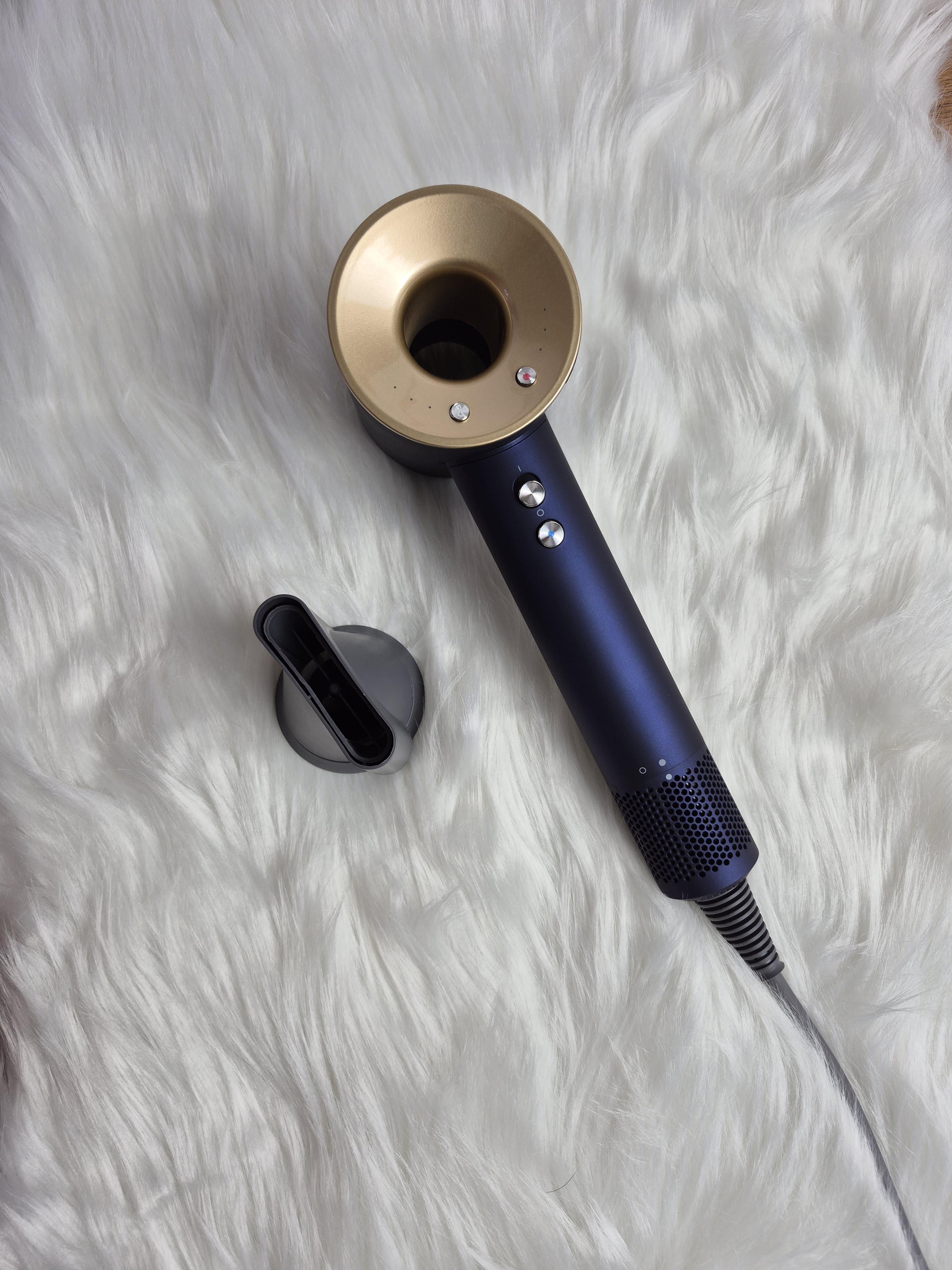 Фен для волосся Super Hair Dryer 1 насадка 1600 Вт Синій з золотом (10002) Фен для волосся Super Hair Dryer 1 насадка 1600 Вт Синій з золотом (10002)