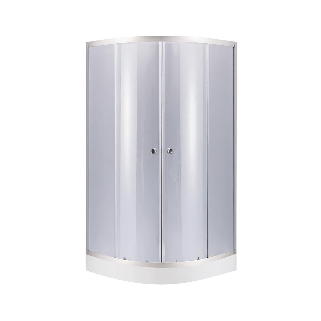 Набор Lidz душевая кабина Latwa SC80x80.SAT.LOW.GR стекло тонированное 4 мм и поддон Kupala (2552208133)