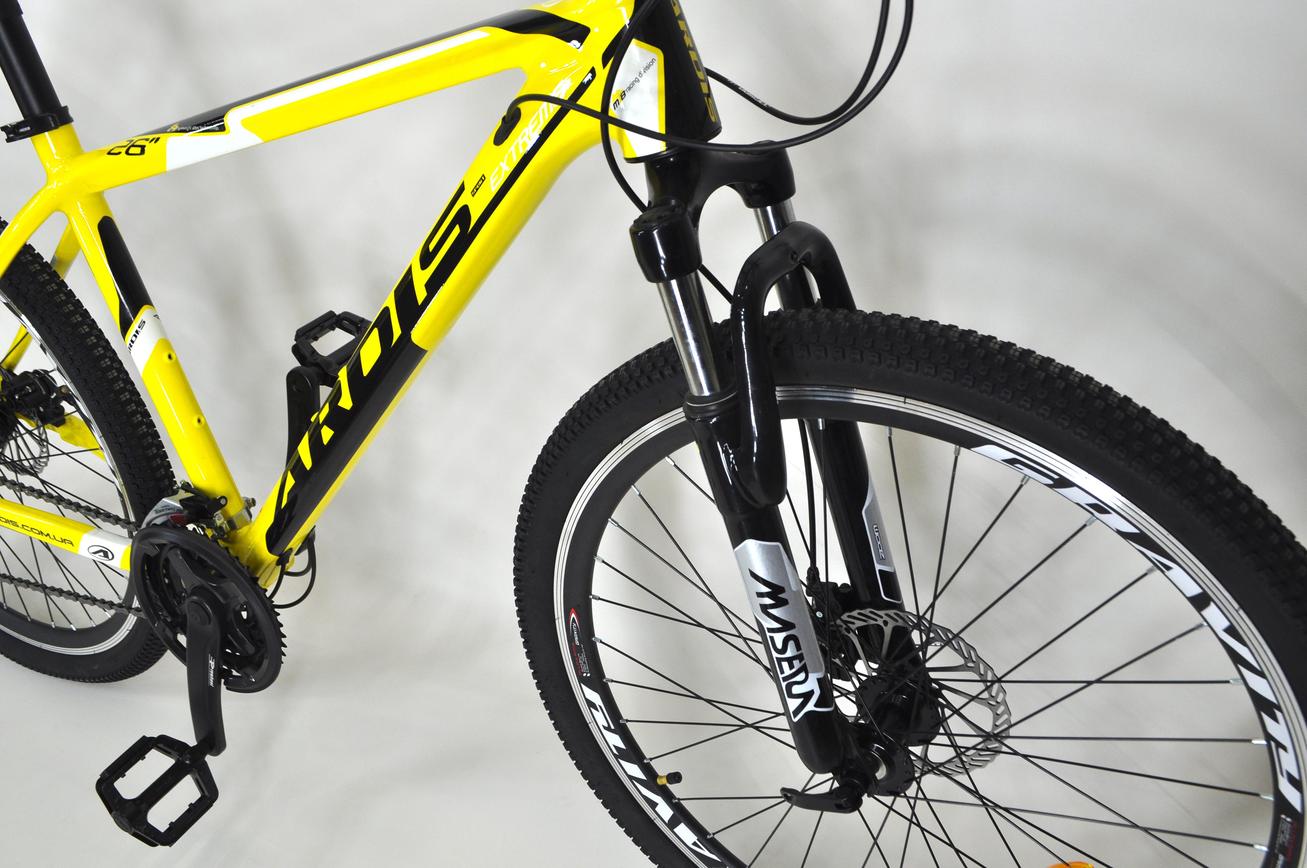 Велосипед 26" Ardis Extreme Eco МТВ AL 17,5" Желтый - фото 9
