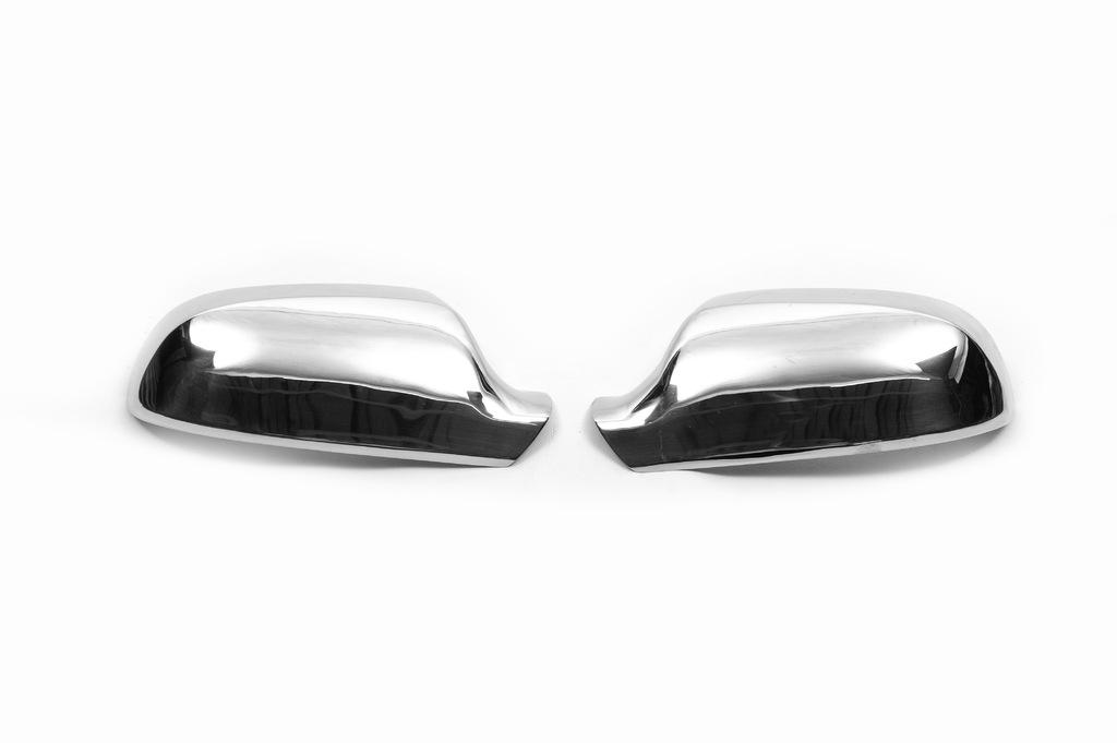 Накладки на зеркала 2010-2012 Carmos для Audi A3 2003-2012 гг. нержавеющая сталь Хром