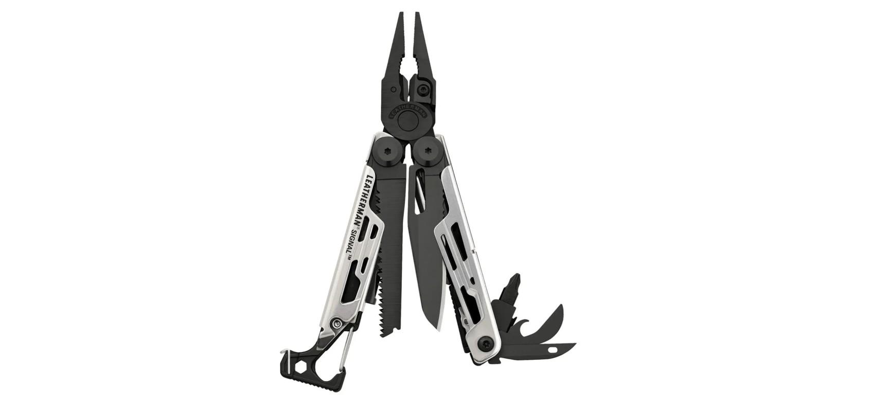 Мультитул Leatherman Signal 19 инструментов без чехла и бит Black/Silver (26256801)