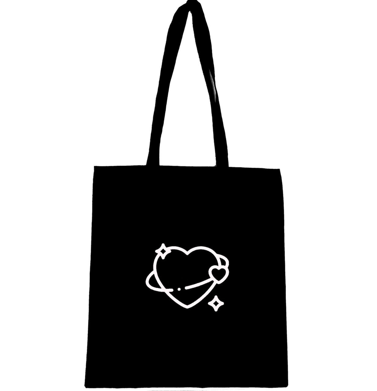 Эко-сумка с принтом Сияющее сердце (401) Эко-сумка с принтом Сияющее сердце (401)