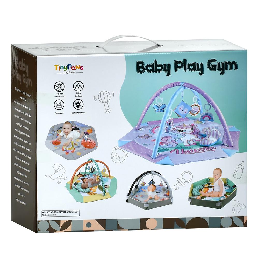 Развивающий коврик ZL2411 Единорог с дугами и подушкой (27477454) - фото 4