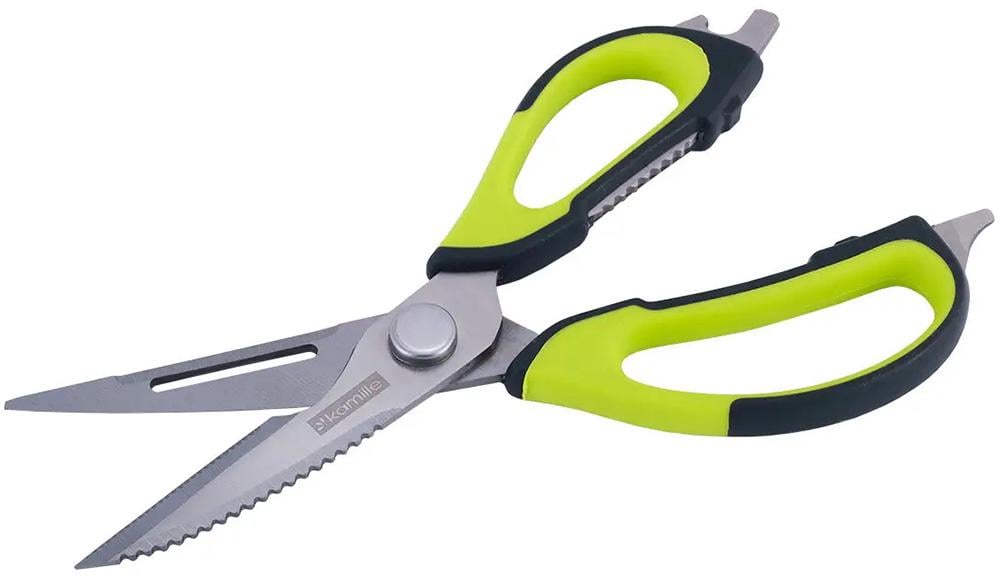 Ножницы Kamille из нержавеющей сталм с чехлом на магните (KM-5188)