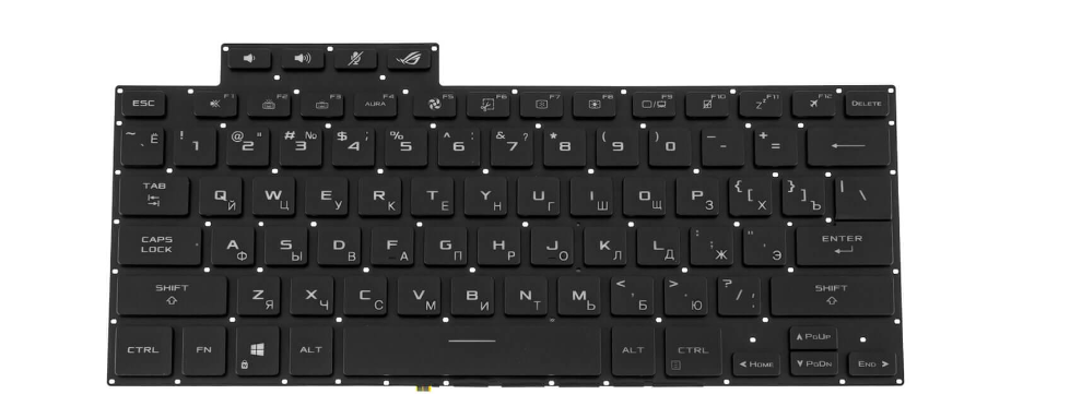 Клавиатура для ноутбука Asus GV301QHZ с подсветкой клавиш (0KNR0-2619RU00)