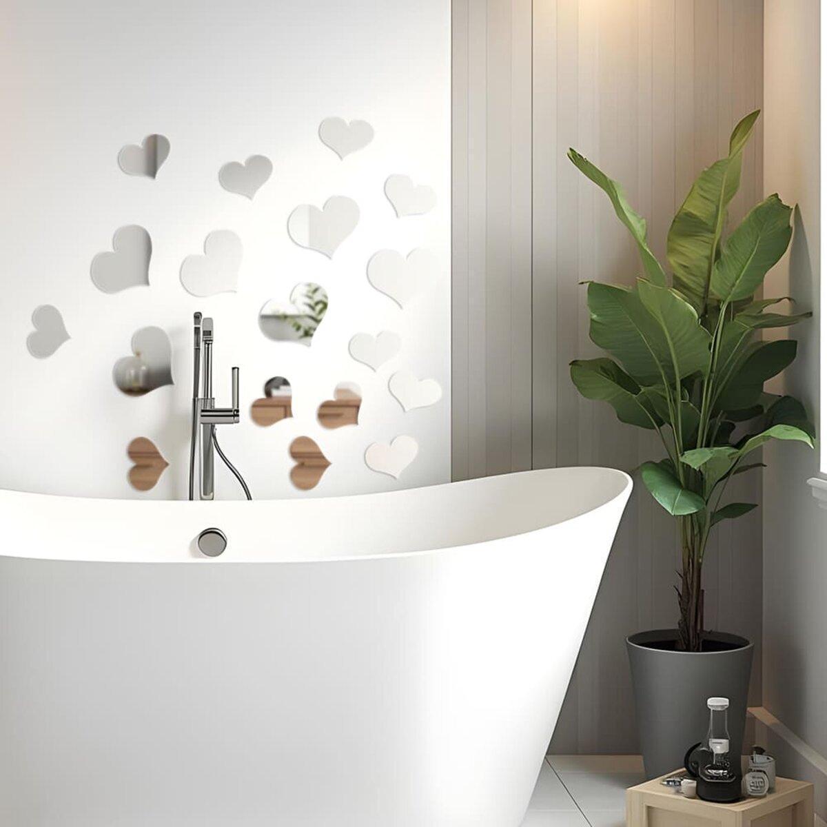 Декор дзеркальний акриловий самоклеючий 18 шт. Сріблястий (SW-00002524) - фото 6 Декор дзеркальний акриловий самоклеючий 18 шт. Сріблястий (SW-00002524) - фото 6