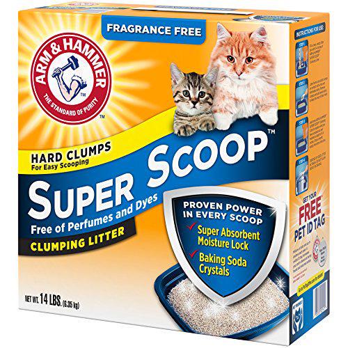 Наполнитель в туалет для котов ARM & HAMMER Супер скуп 6,35 кг без аромата (24137)