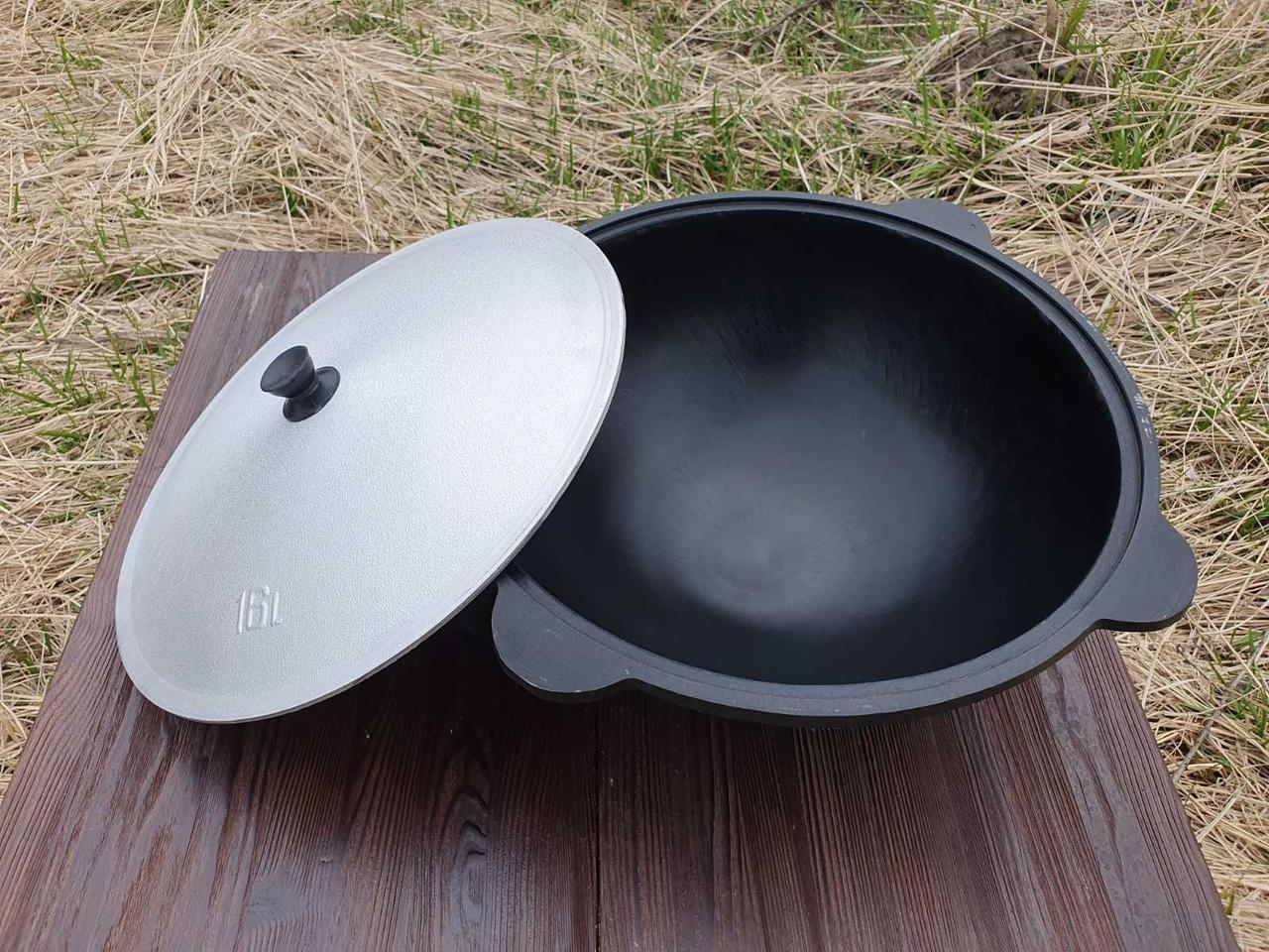 Котел чугунный узбекский DAVR METALL 16 л - фото 2 Котел чугунный узбекский DAVR METALL 16 л - фото 2