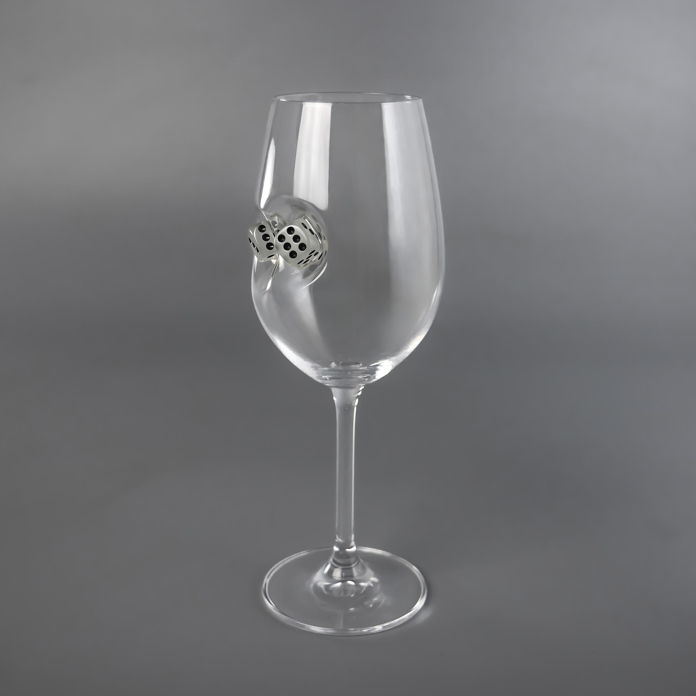 Бокал для вина VSKLO с кубиком 350 мл (26277827) - фото 3 Бокал для вина VSKLO с кубиком 350 мл (26277827) - фото 3