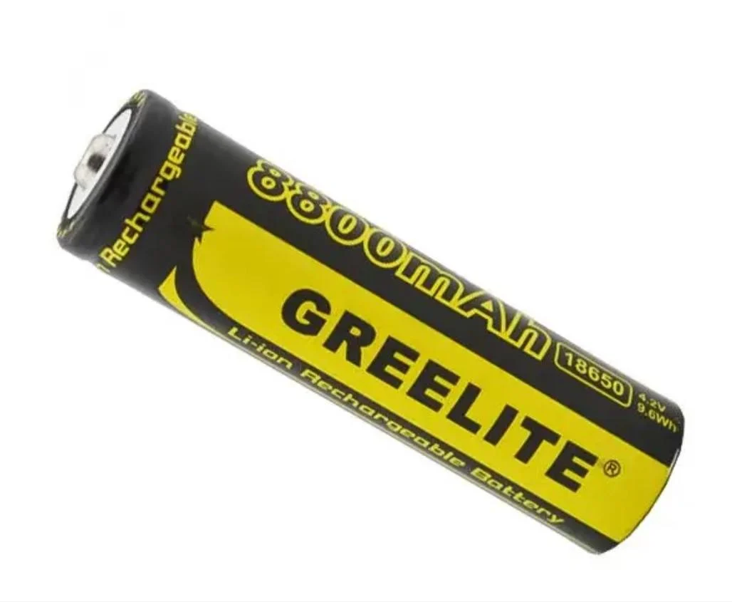 Аккумуляторная батарея GREELITE Li-Ion 18650 3,7 В 8800 мАч с защитой и выступающим плюсовым контактом (3192008717)