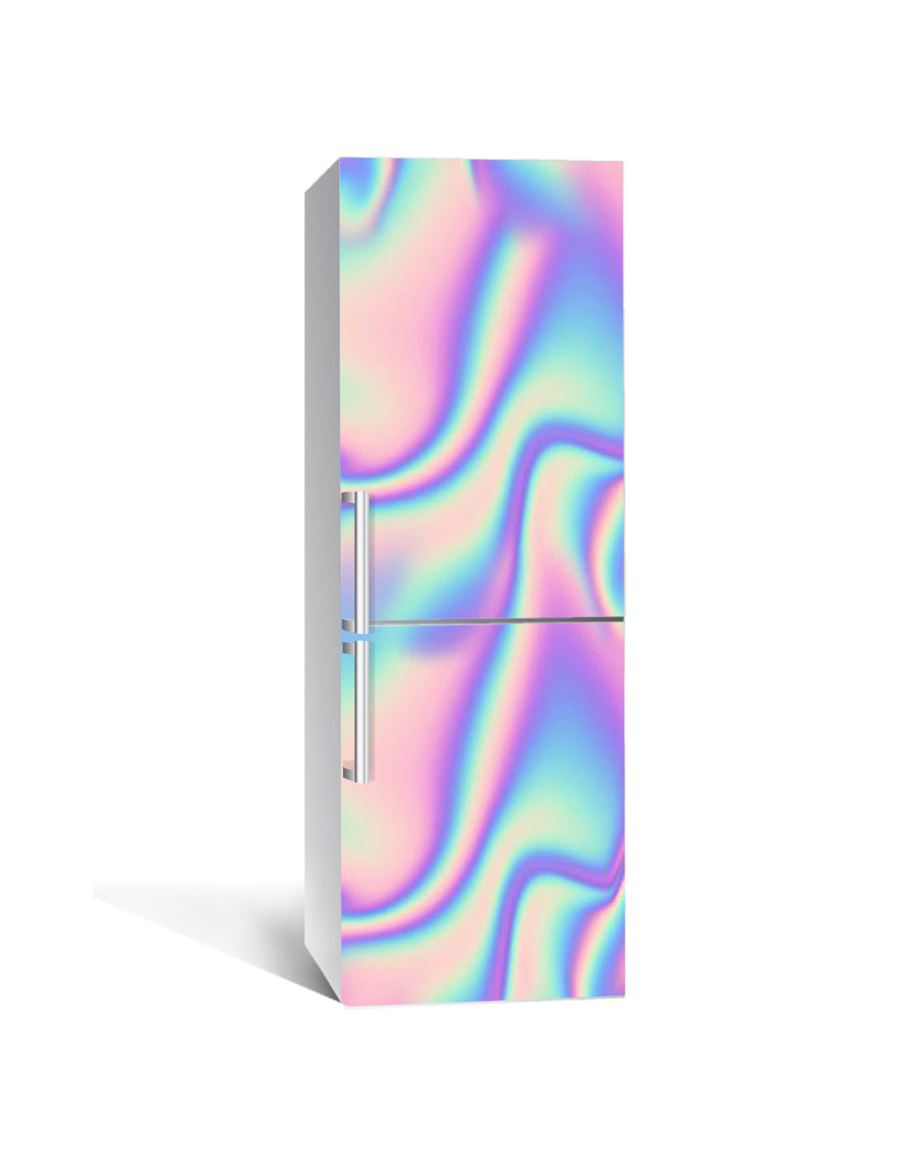 Наліпка 3D на холодильник Zatarga "Північне сяйво" вінілова 650х2000 мм