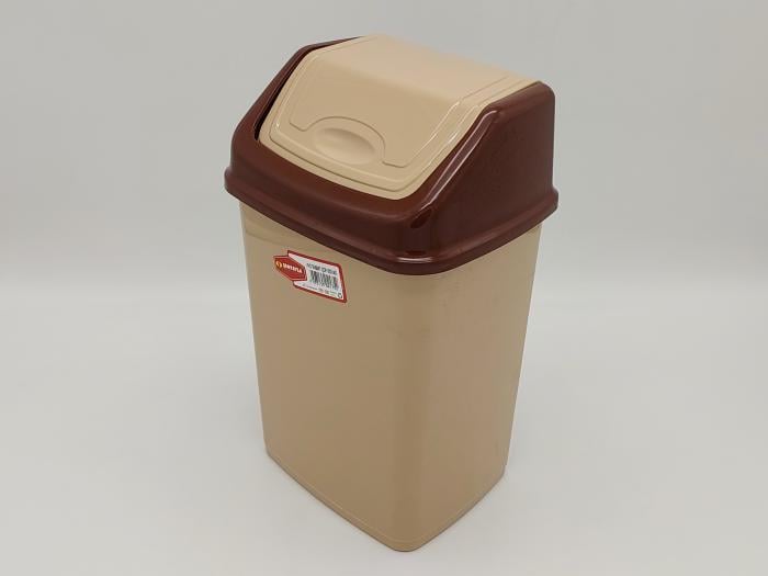 Ведро для мусора с качающейся крышкой пластиковое Senyayla №1 4175 4,2 л 18х14,5 см высота 29 см (11489) - фото 2 Ведро для мусора с качающейся крышкой пластиковое Senyayla №1 4175 4,2 л 18х14,5 см высота 29 см (11489) - фото 2