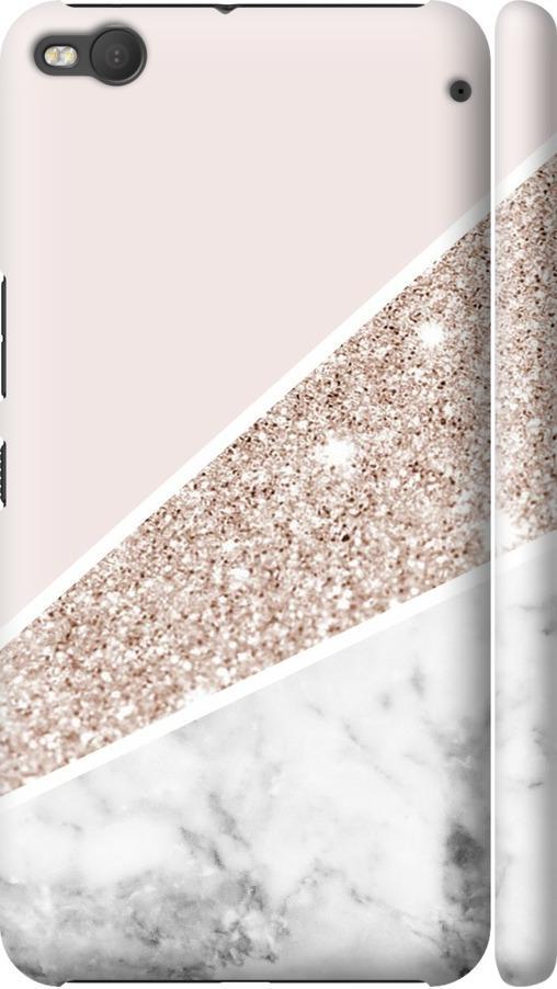 Чехол на HTC One X9 Пастельный мрамор (4342m-783-42517)
