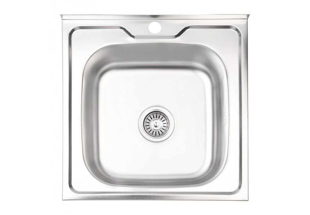 Кухонная мойка Lidz 5050 0,6 мм Polish (LIDZ5050POL06)